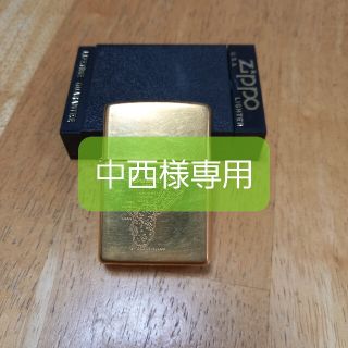 ジッポー(ZIPPO)のzippo　GOLD　中西様専用(タバコグッズ)