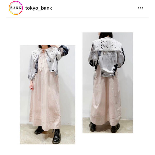 ガス・ヴァンサントみたいに蒼い 襟付き ワンピース レース ピンク | フリマアプリ ラクマ