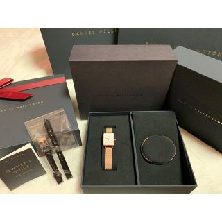 ダニエルウェリントン(Daniel Wellington)の新品未使用新作ダニエルウェリントン腕時計バングル替えベルトギフトセット(腕時計)