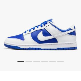 ナイキ(NIKE)のNIKE DUNK LOW Racer Blue and White  27.0(スニーカー)