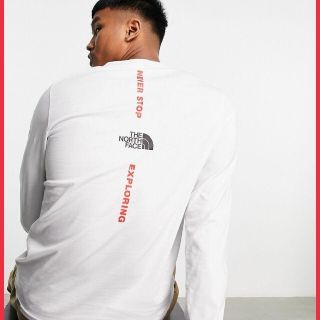 ノースフェイス ★ L RED BOX LS ロンT 海外限定