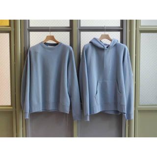 アンユーズド(UNUSED)のUNUSED Crew neck sweat shirt ブルーグレイ(スウェット)