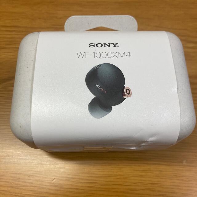 SONY(ソニー)のSONY フルワイヤレスイヤホン WF-1000XM4 ブラック スマホ/家電/カメラのオーディオ機器(ヘッドフォン/イヤフォン)の商品写真