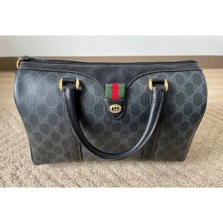 グッチ(Gucci)の美品／GUCCI／オールドグッチ／ハンドバッグ／シェリーライン／正規品(ボストンバッグ)