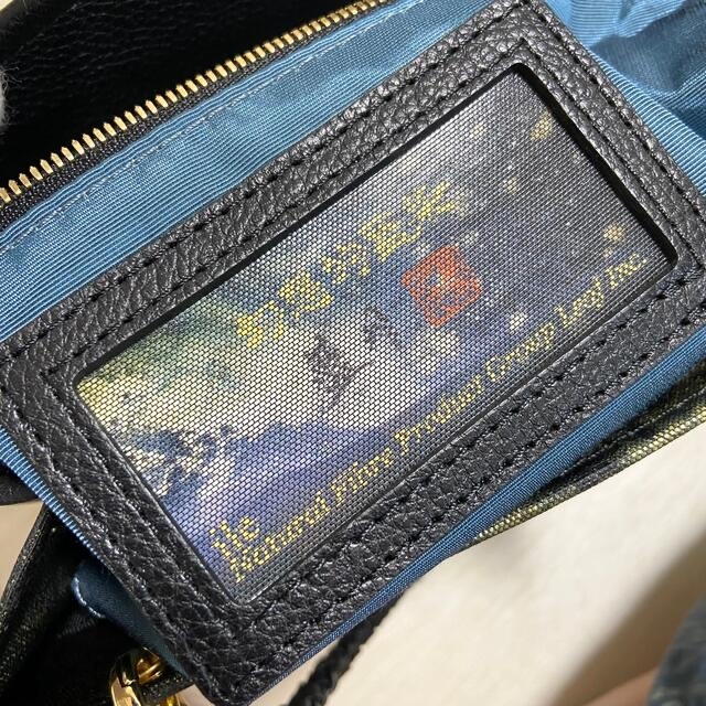 新品 幻想的藍染 京都伝統西陣織 レザーハンドバッグ 金箔銀箔①