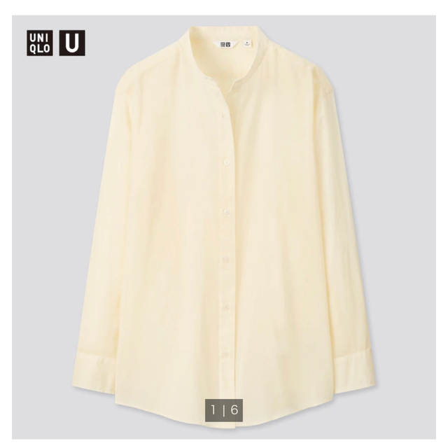 UNIQLO(ユニクロ)のUNIQLO U シアーバンドカラーシャツ レディースのトップス(シャツ/ブラウス(長袖/七分))の商品写真