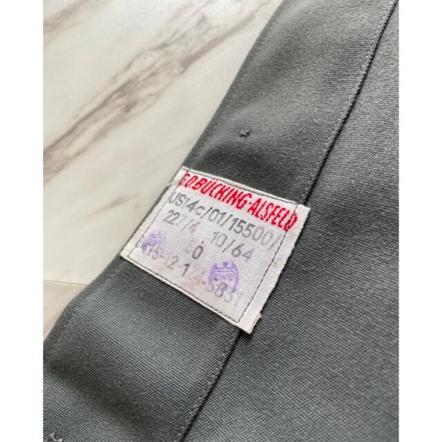 超希少 dead stock ドイツ軍 セージグリーン 薄手 ジャケット シャツ メンズのジャケット/アウター(ミリタリージャケット)の商品写真