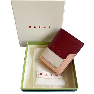マルニ(Marni)のマルニ 二つ折り財布 バイカラー PFMOQ14U13 LV520 Z541N(財布)
