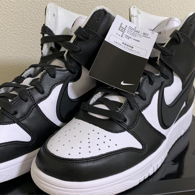 NIKE - AMBUSH × NIKE DUNK HIGH BLACK 26.5cmの通販 by ぐらっくま's