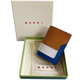 マルニ(Marni)のマルニ 二つ折り財布 バイカラー PFMOQ14U13 LV520 Z540M(財布)
