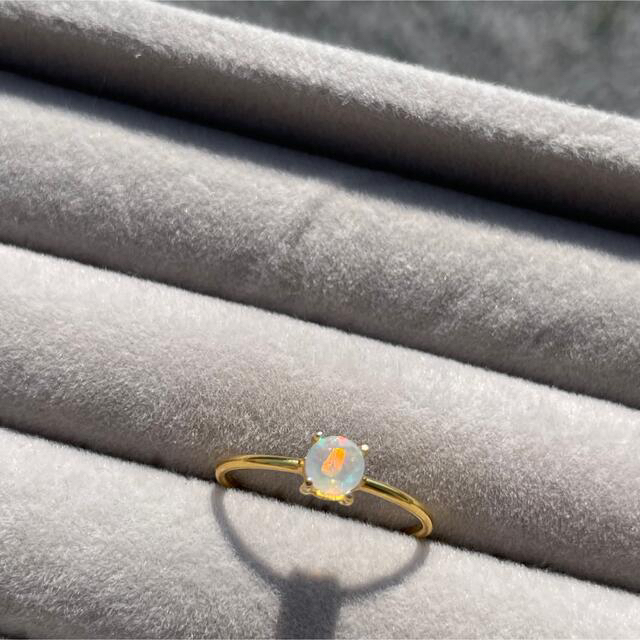 14kgf  Temptation  ring  …  opal ハンドメイドのアクセサリー(リング)の商品写真