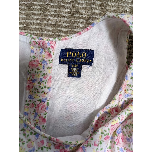 Ralph Lauren(ラルフローレン)のラルフローレン　ワンピース　花柄　110 キッズ/ベビー/マタニティのキッズ服女の子用(90cm~)(ワンピース)の商品写真