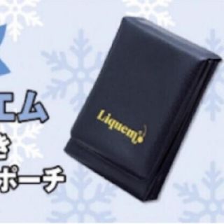 リキュエム liquem ミラー付きレザー風ポーチ 付録(ポーチ)