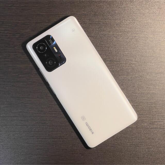 【美品】xiaomi 11T 白 128GBスマホ/家電/カメラ