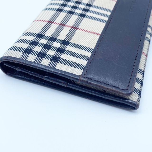 れがありま BURBERRY 長財布 ブラウン ノバチェックの通販 by RiRi's