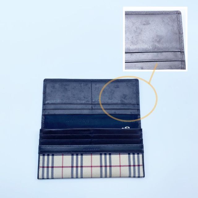 れがありま BURBERRY 長財布 ブラウン ノバチェックの通販 by RiRi's