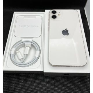 アイフォーン(iPhone)のiPhone12mini ホワイト64GB SIMロックなし(スマートフォン本体)