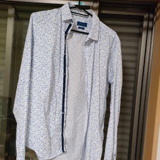 ザラ(ZARA)のZARA　花柄チェックシャツ(シャツ)