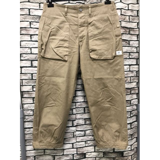 SASSAFRAS - ササフラス☆DIGS CREW PANTS4/5裾ボタンマルチポケット ...