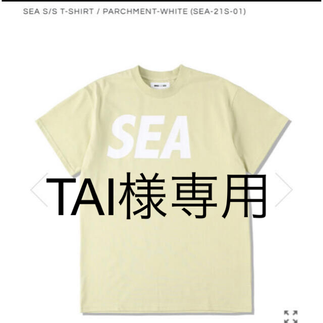 SEA S/S T-SHIRT / PARCHMENT-WHITE