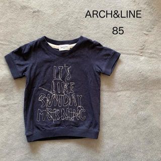 ARCH&LINE☆85cm☆ベビー刺繍トップス(Ｔシャツ)