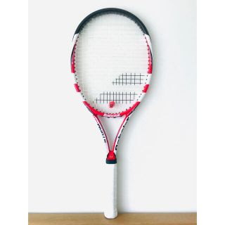 バボラ(Babolat)の【希少】バボラ『ピュアストームツアーGT』テニスラケット／レッド／G2／美品(ラケット)