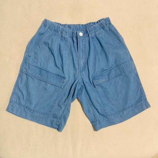 ワイルドシングス(WILDTHINGS)の美品　ワイルドシングス　ハーフパンツ　M デニム　アウトドア　グラミチ(その他)