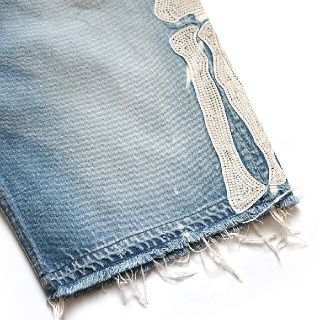 KAPITAL - KAPITAL 14ozデニム5Pショートパンツ(BONE刺繍)インディゴ