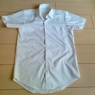 白 シャツ 制服 150cm 男の子 半袖(ブラウス)