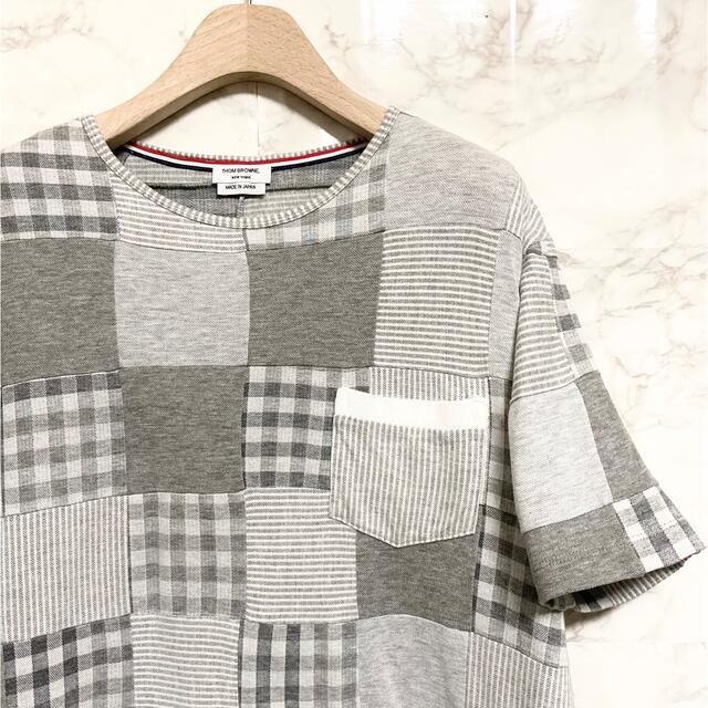 【極美品】THOM BROWNE クラストパッチワークTシャツ/ツギハギ