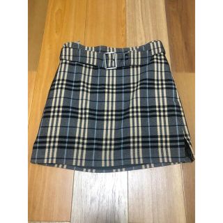 バーバリーブルーレーベル(BURBERRY BLUE LABEL)の【美品】バーバリー ブルーレーベル BURBERRY スカート Mサイズ 38(ひざ丈スカート)