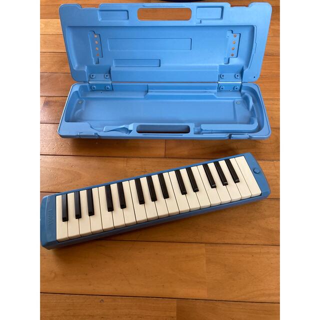 ヤマハ(ヤマハ)のYAMAHA ピアニカ ブルー P-32D 楽器の鍵盤楽器(その他)の商品写真
