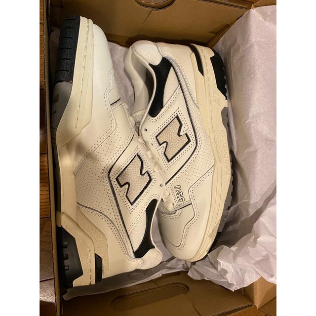 24.5cm New Balance BB550LWT White