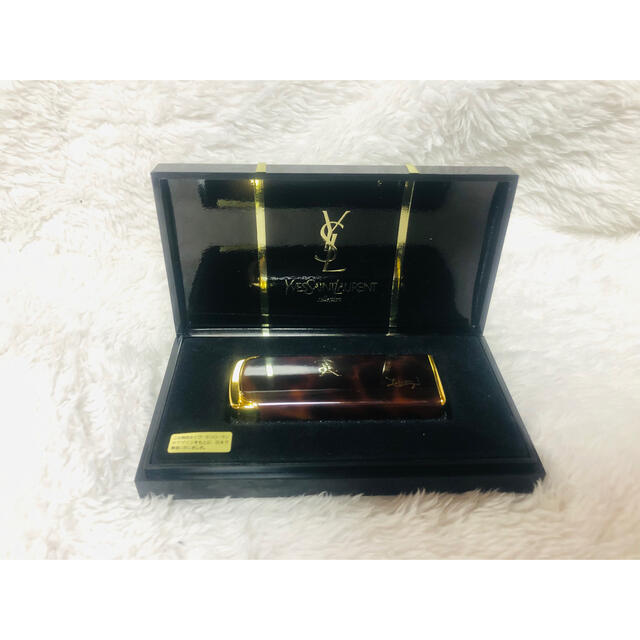 Yves Saint Laurent Beaute(イヴサンローランボーテ)のイヴ・サンローラン ガスライター べっこう柄 メンズのファッション小物(タバコグッズ)の商品写真