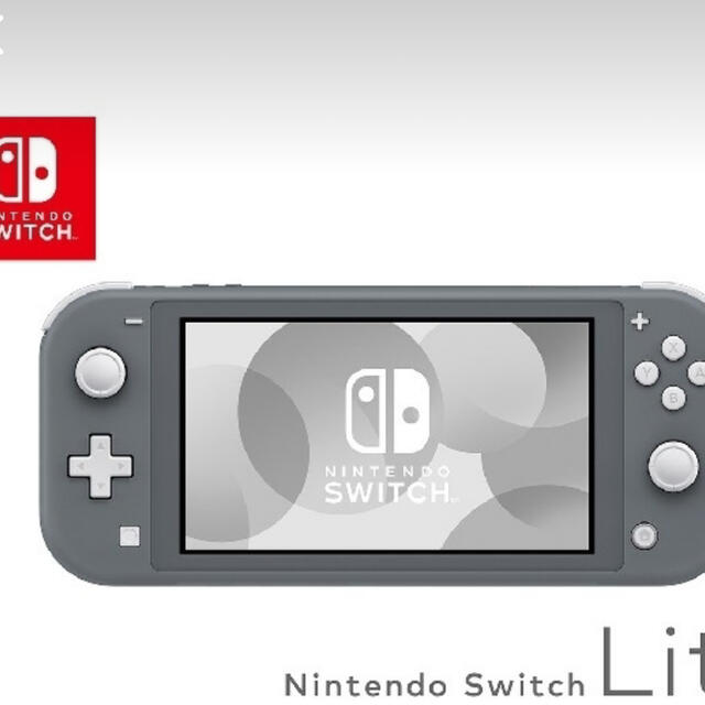 Nintendo Switch(ニンテンドースイッチ)のNintendo Switch light グレー エンタメ/ホビーのゲームソフト/ゲーム機本体(家庭用ゲーム機本体)の商品写真