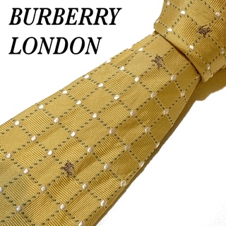 BURBERRY - 【美品】 バーバリーロンドン ネクタイ  ホースロゴ ハイブランド 
