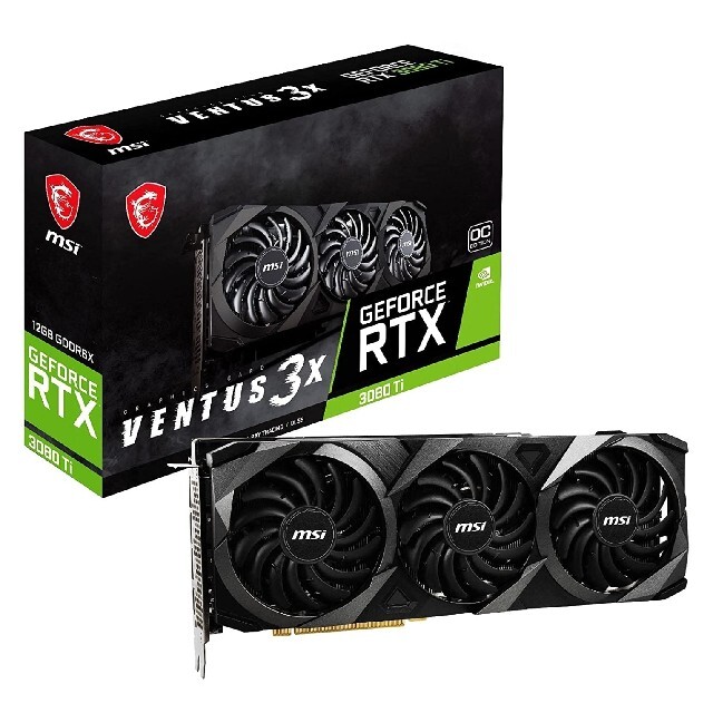 【新品】MSI RTX 3080 Ti VENTUS 3X 12G OC空冷