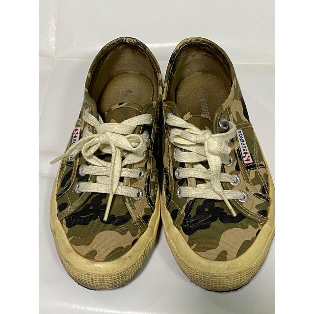 SUPERGA(スペルガ)のSUPERGA スペルガ 迷彩柄スニーカー 23cm レディースの靴/シューズ(スニーカー)の商品写真