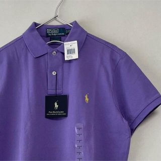 ラルフローレン(Ralph Lauren)の新品 90s POLO Ralph Lauren 半袖ポロシャツ パープル(ポロシャツ)