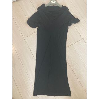 美品　YVES SAINT LAURENT ワンピース　ブラック