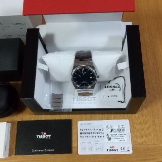 ティソ(TISSOT)のTISSOT PRX ティソ powermatic80 ブルー文字盤(腕時計(アナログ))