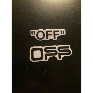 オフホワイト(OFF-WHITE)のOFF Whiteステッカー(ステッカー)