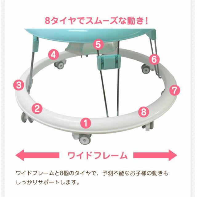 JTC 歩行器・クールグレー キッズ/ベビー/マタニティの外出/移動用品(歩行器)の商品写真