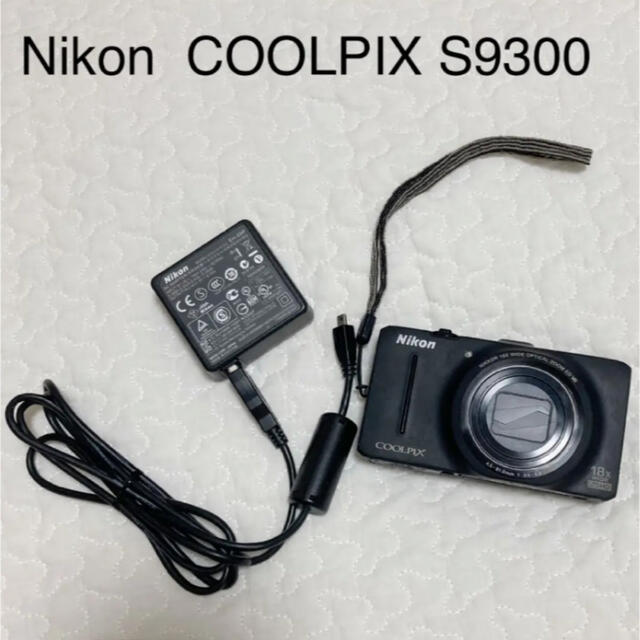 Nikon(ニコン)のNikon デジカメ　ブラック　黒色 スマホ/家電/カメラのカメラ(コンパクトデジタルカメラ)の商品写真