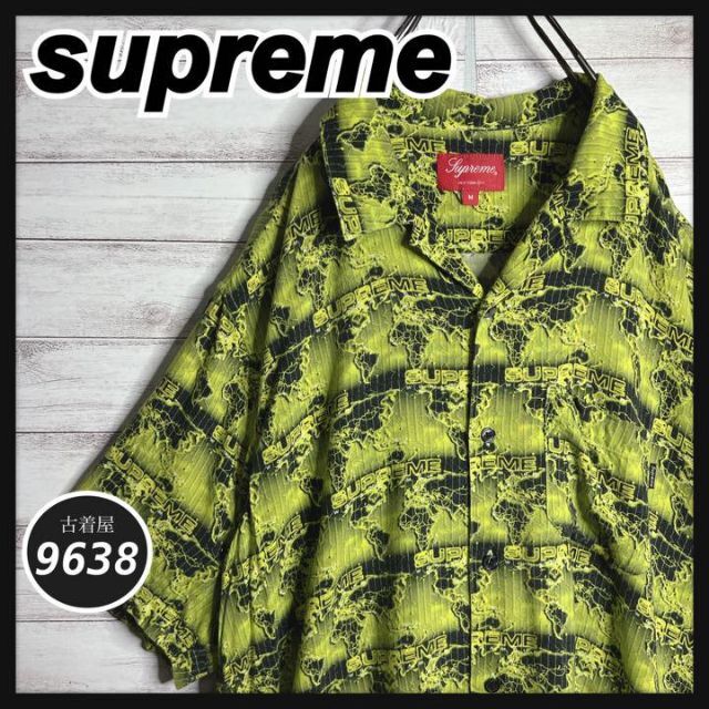 【入手困難‼︎】SUPREME◎カジノ柄 開襟 半袖 総柄シャツ B334