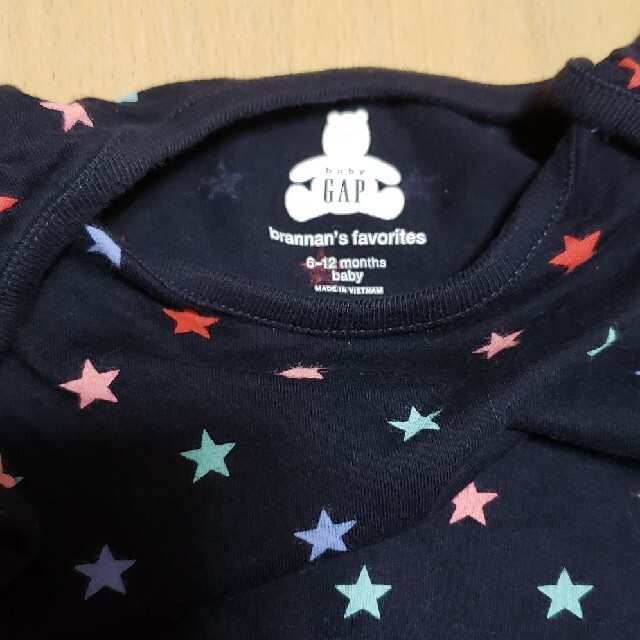 babyGAP(ベビーギャップ)の美品＊babyGAP＊ ロンパース 星 ベトナム製 綿100 キッズ/ベビー/マタニティのベビー服(~85cm)(ロンパース)の商品写真