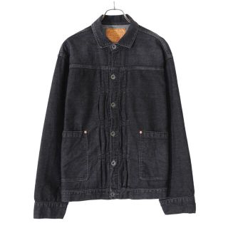 LINEN DENIM PLEATED BLOUSE MIDDLE WASH(Gジャン/デニムジャケット)