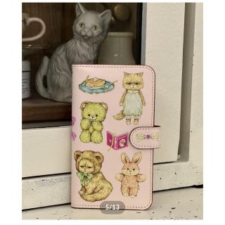 フランシュリッペ(franche lippee)の【新品】yukiemon ユキエモン テキスタイル スマホ手帳 セレクト(モバイルケース/カバー)