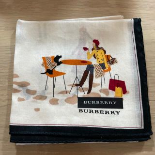 バーバリー(BURBERRY)のバーバリー　ハンカチ　ベージュ　女の子(ハンカチ)