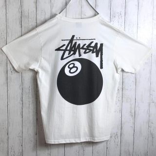 ブリーチ加工 ロゴプリント Tシャツ STUSSY ステューシー M